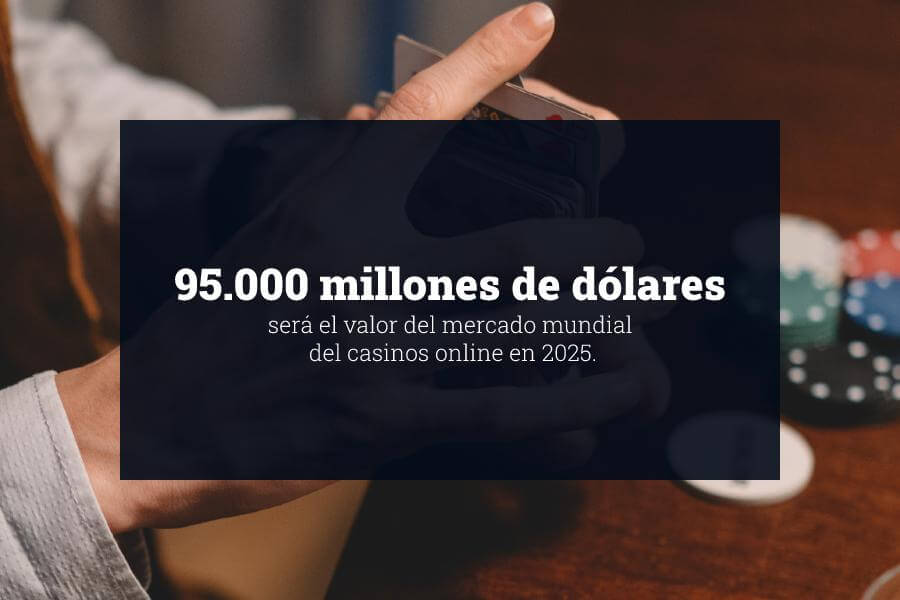 95.000 millones de dólares será el valor del mercado mundial del juego online en 2025