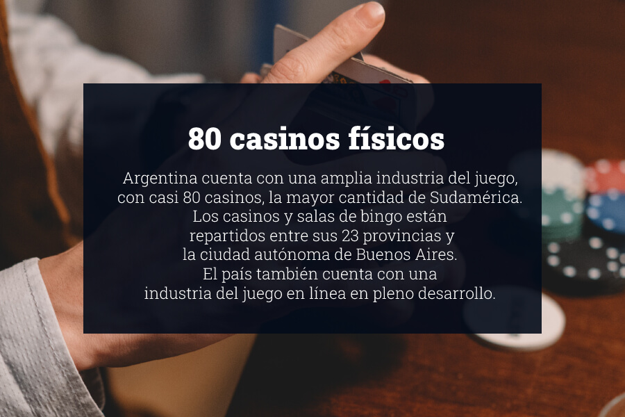 Casinos de Argentina - 80 casinos fisicos