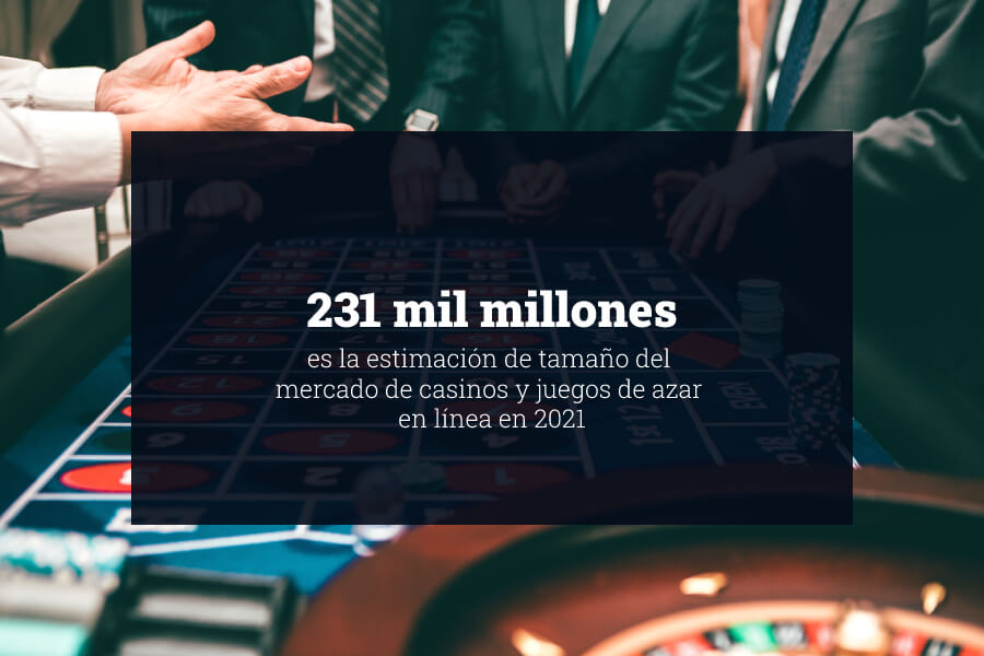 Tamano del mercado de los casinos online - CasinosAires